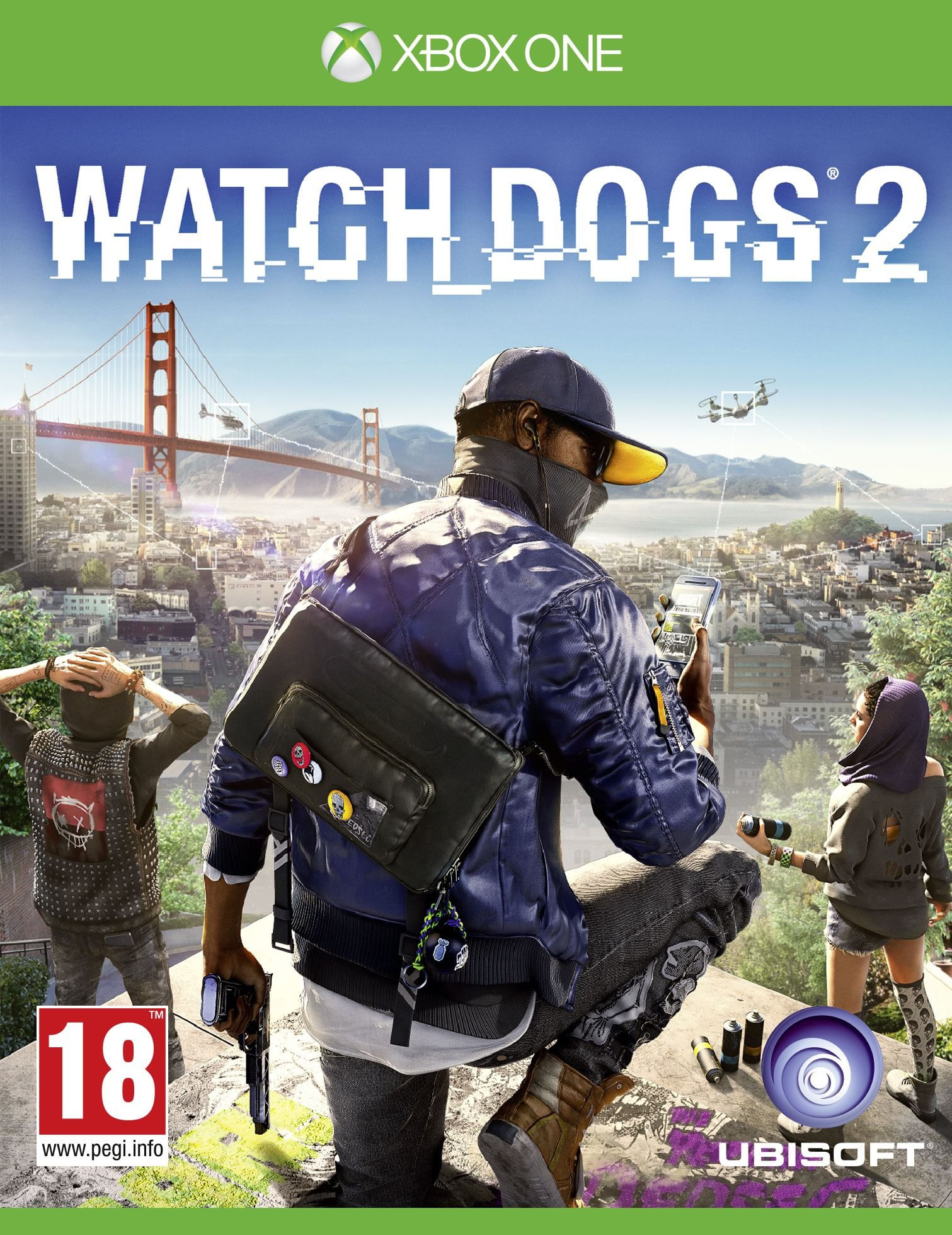 Videogame Ubisoft Watch Dogs 2 Para Xbox One