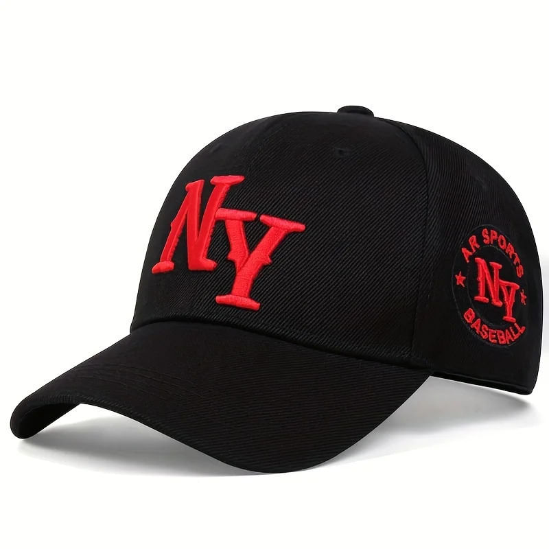Boné New York City Bordado Esporte Ajustavel Elashopp Vermelho