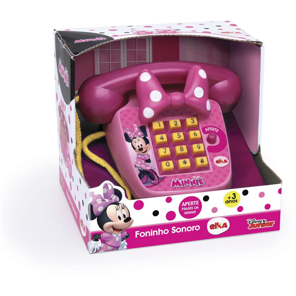 Telefoninho Sonoro Minnie Disney Elka