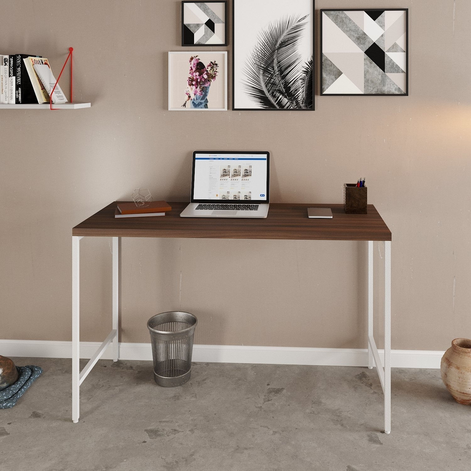 Escrivaninha Estilo Industrial 120cm Active Yescasa