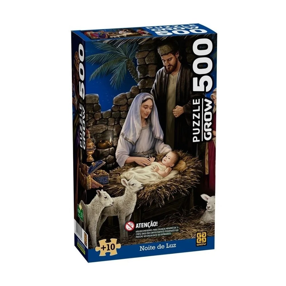 Quebra Cabeca 500 Pecas Noite De Luz Grow 02894