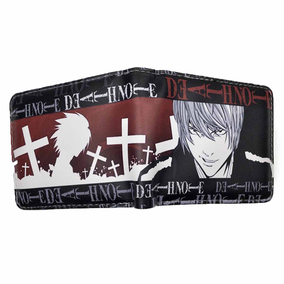 Wallet Deaths Notes Carteira Fina Dobrável Para Personagens De Anime