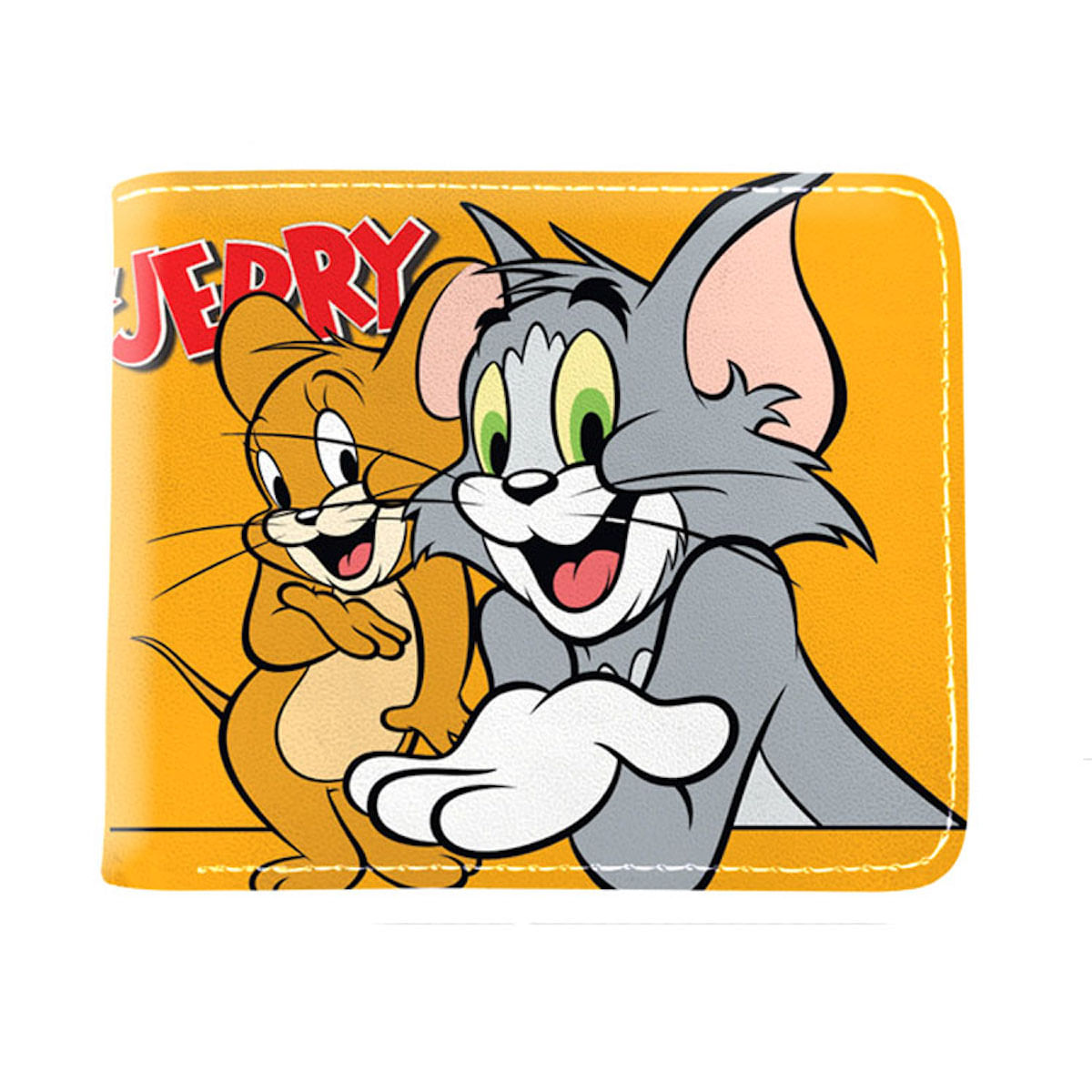 Carteira, Bolsa De Moedas, Couro, Dobrável, Tom And Jerry Anime