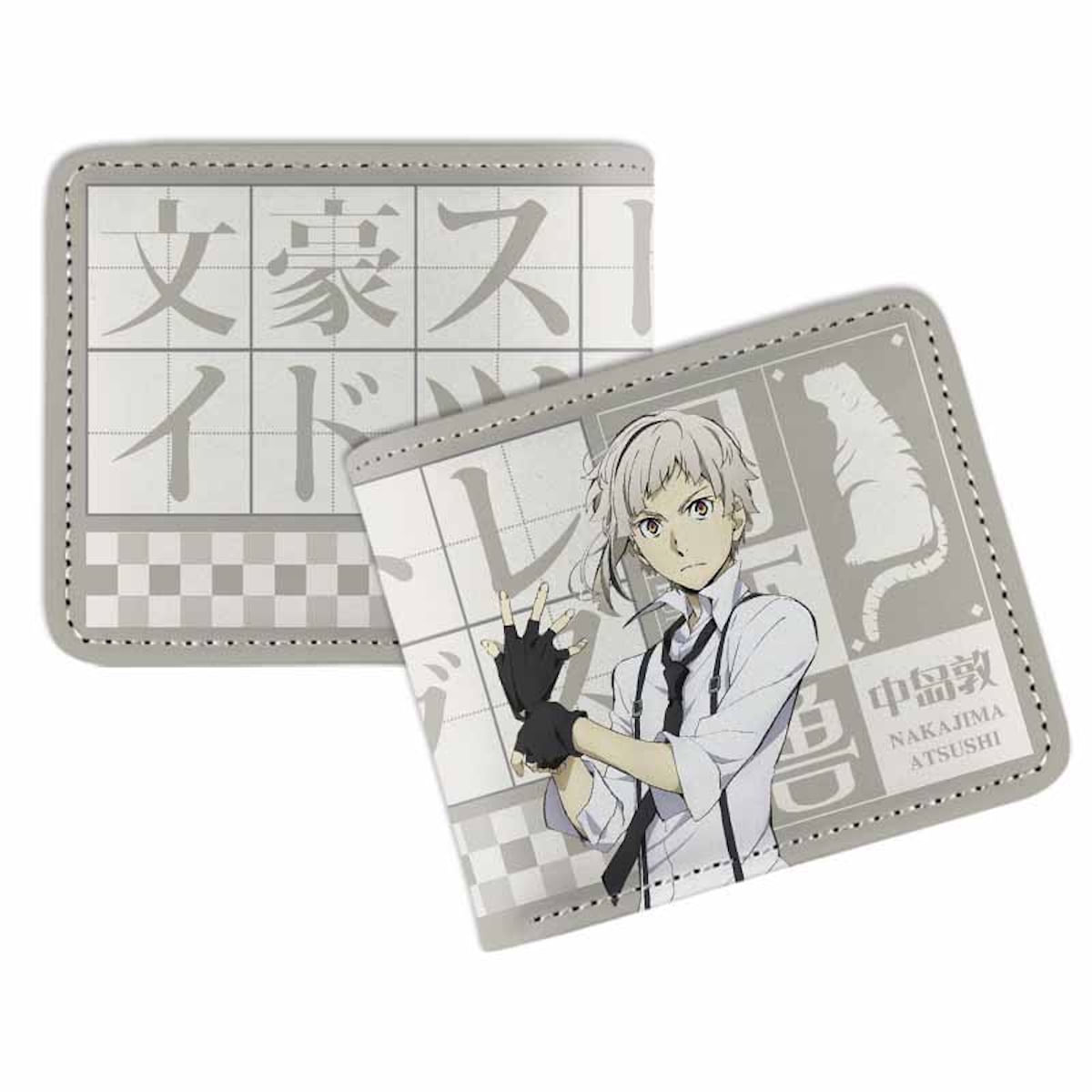 Carteira Bungos Strays Dogs Anime Characters Slim Bifold Wallet
