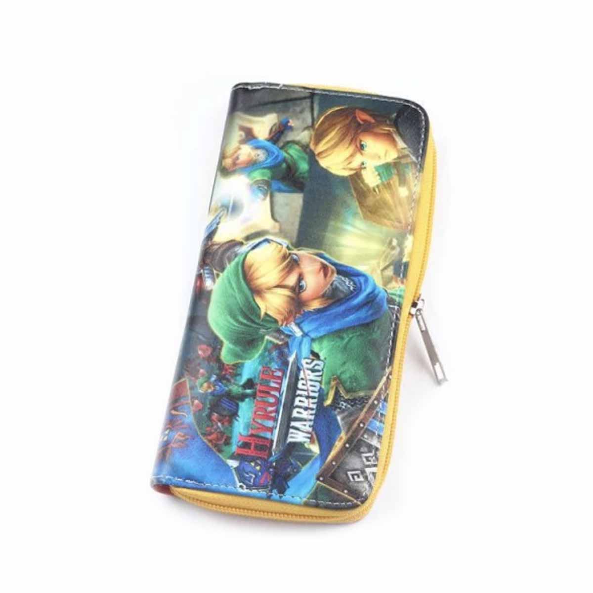 Wallet Links Anime Characters Slim Bifold Pu Leather