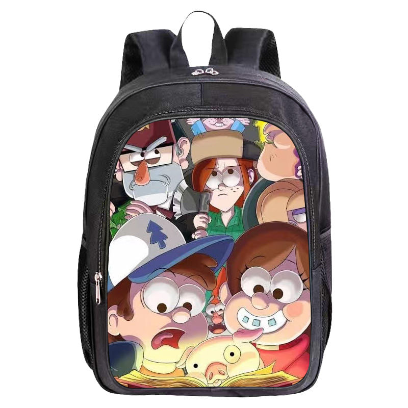 Mochila Escolar Gravitys Falls Mabels Pines Anime 42cm