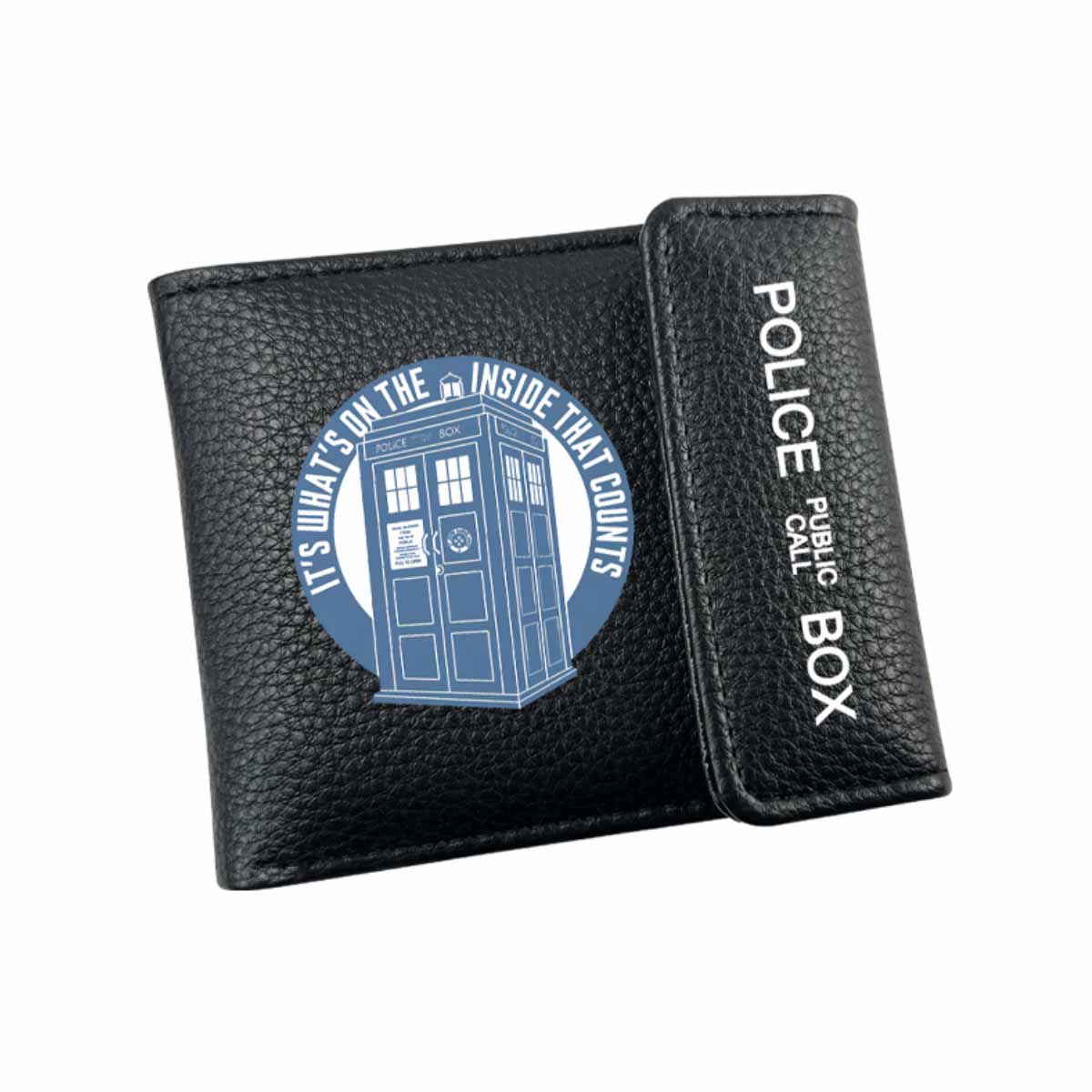 Carteira Doctors Whos Anime Characters Slim Bifold Wallet