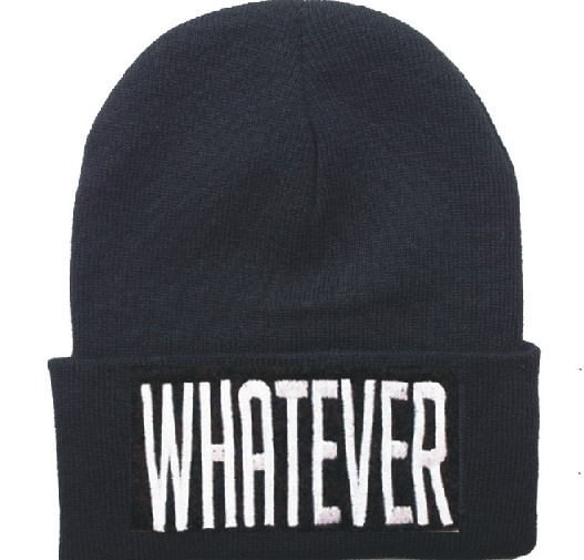 Chapéu De Malha Whatevers Anime Winter Beanie Slouch Hat Soft S