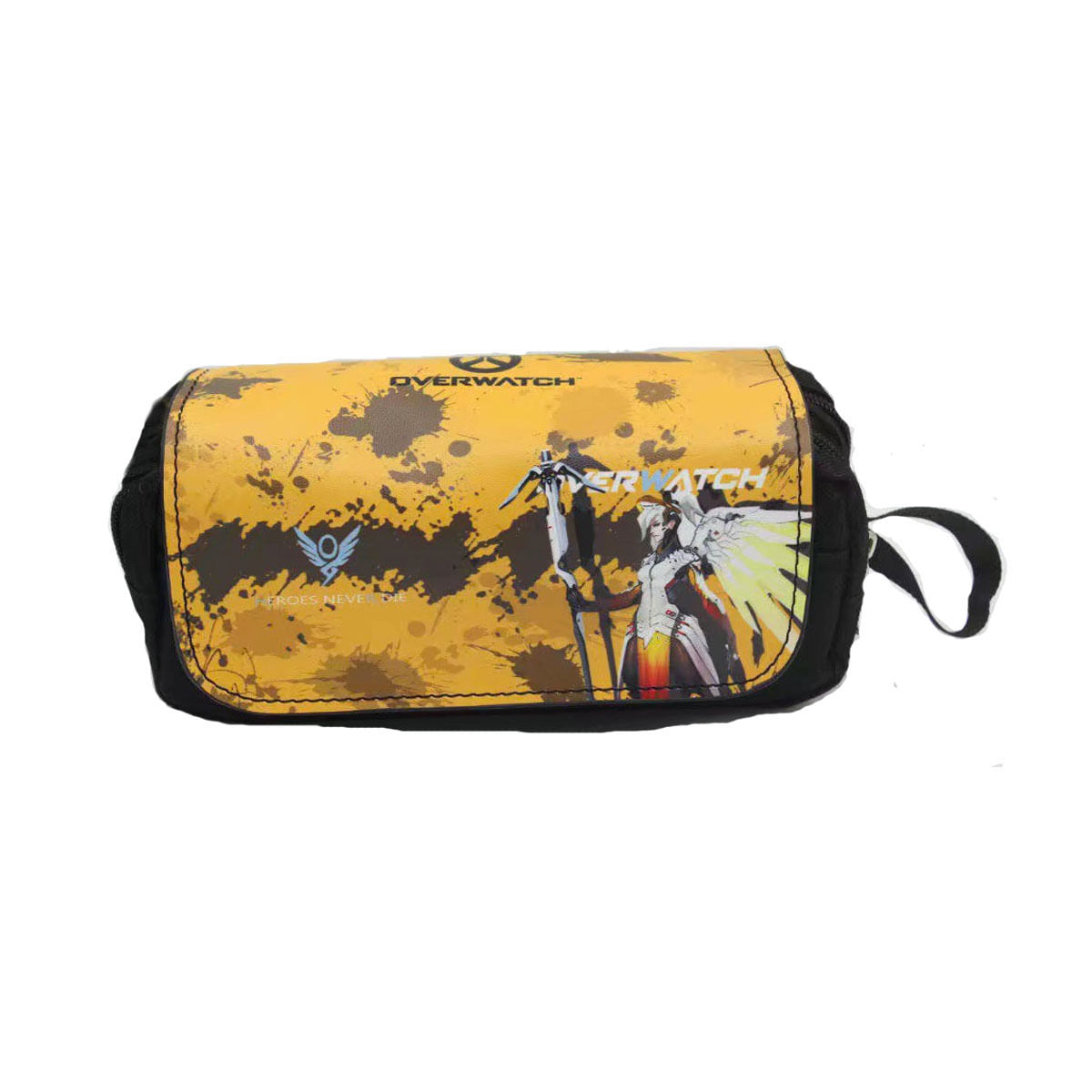 Caixa De Lápis Overwatch Genji Anime De Grande Capacidade Pu+algodão