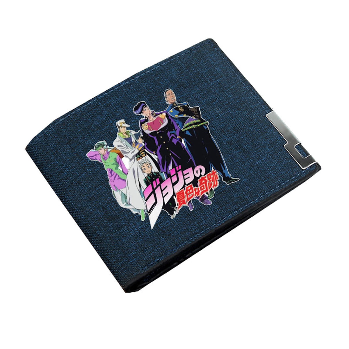 Carteira Anime Jojos Bizarres Adventures Leather Para Crianças