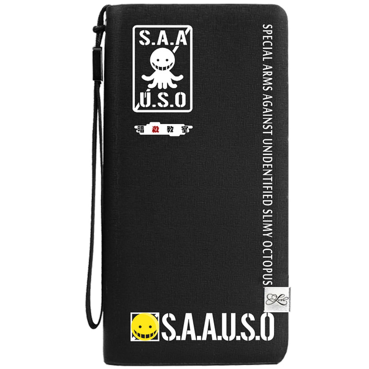 Wallet Assassinations Classroom Anime Personagens Slim Bifold