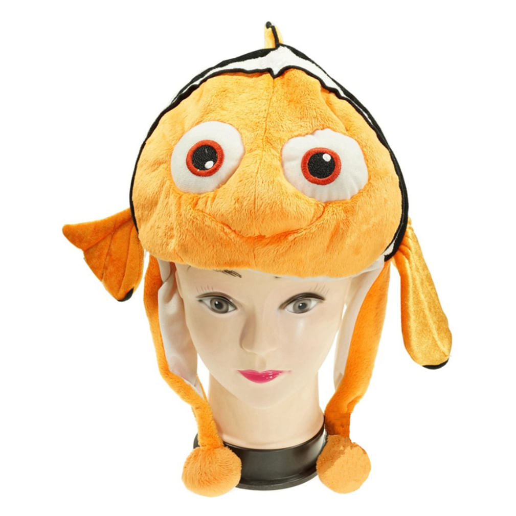 Chapéu Dorys Fish Nemo Anime Cartoon Cosplay Sun Cap Plush