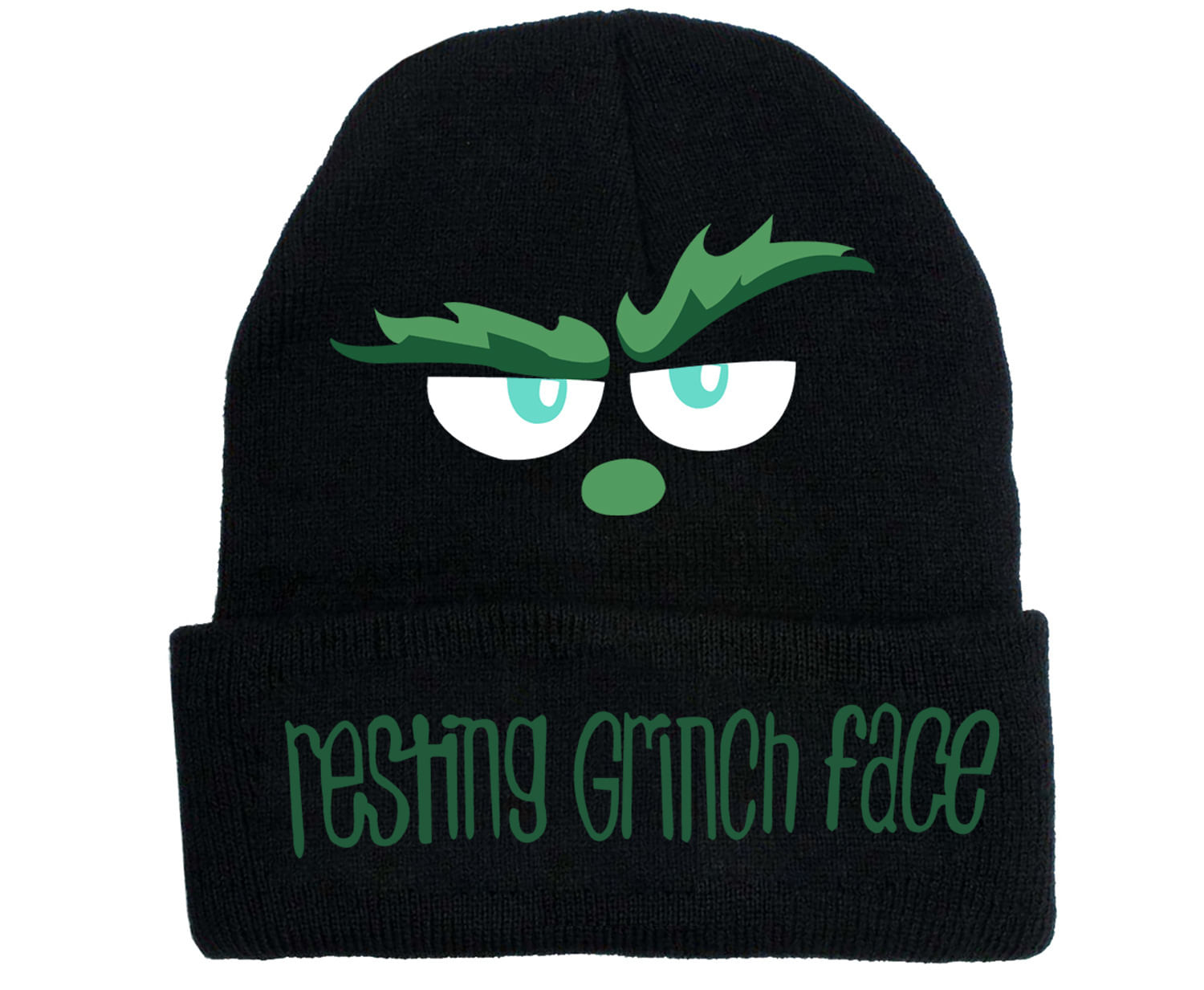 Chapéu De Malha Restings Grinchs Faces Anime Winter Beanie