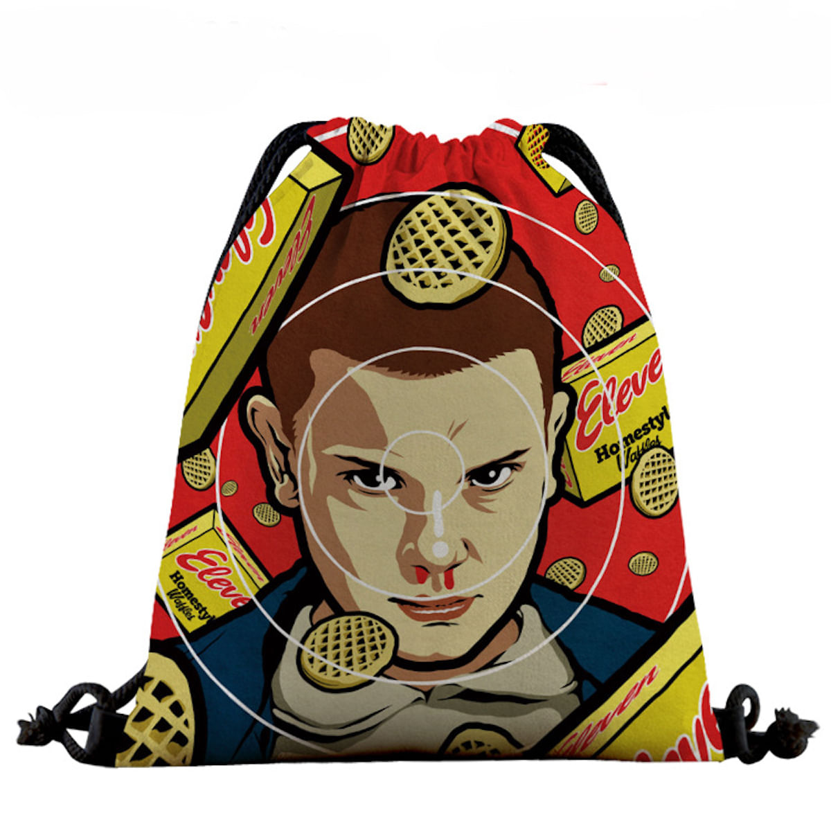 Mochila Com Cordão Anime Eleven Com Impressão 3D Para Crianças