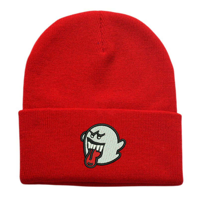 Gorro De Inverno Knitted Hat Ghosts Anime Para Adultos E Crianças