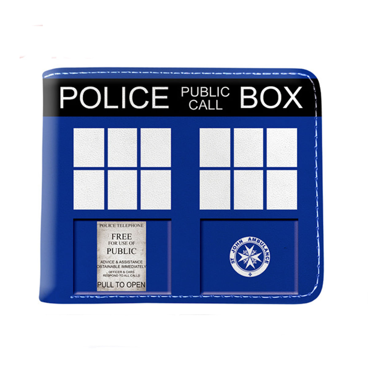 Carteira Anime Doctor Who Leather Bifold Para Crianças
