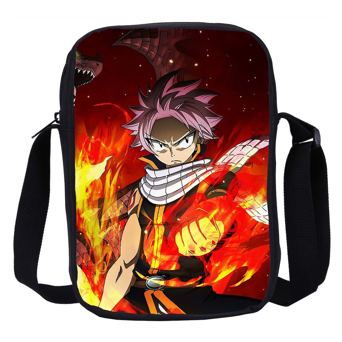 Bolsa De Ombro Fairys Tails Anime Oxford 16x6x24cm Para Mulheres