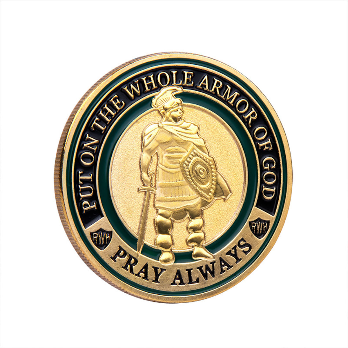 Anime Comemorativo Coin Prays Always, Ferro De 4 Cm, 30 G Com Caixa