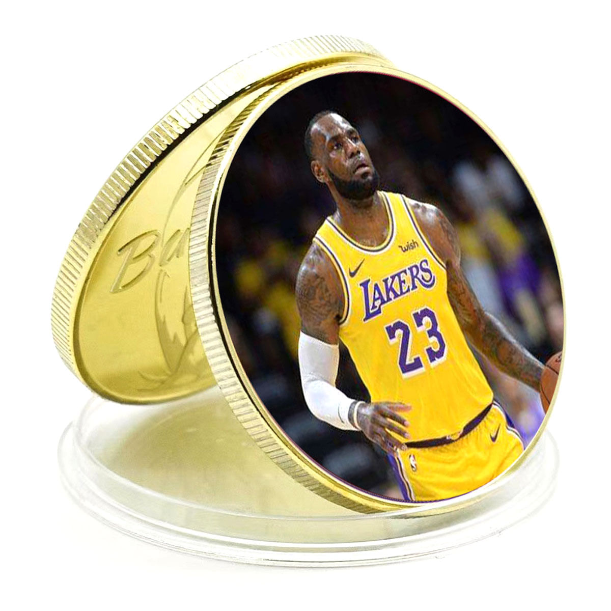 Ferro Comemorativo De Anime Coin James's De 4 Cm Com Caixa De 30 G