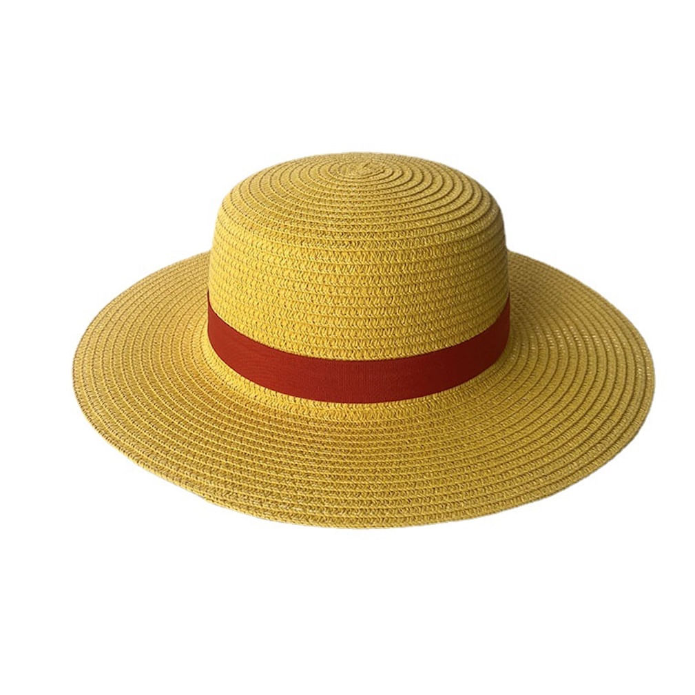 Chapéu Luffys Straw Hat Anime Cartoon Cosplay Sun Cap Unissex