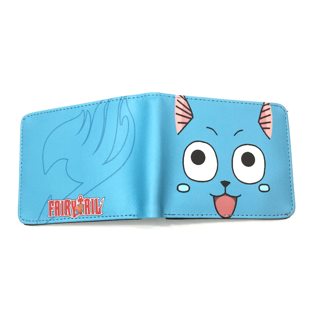 Carteira Fairys Tails Anime Leather Bifold Para Crianças