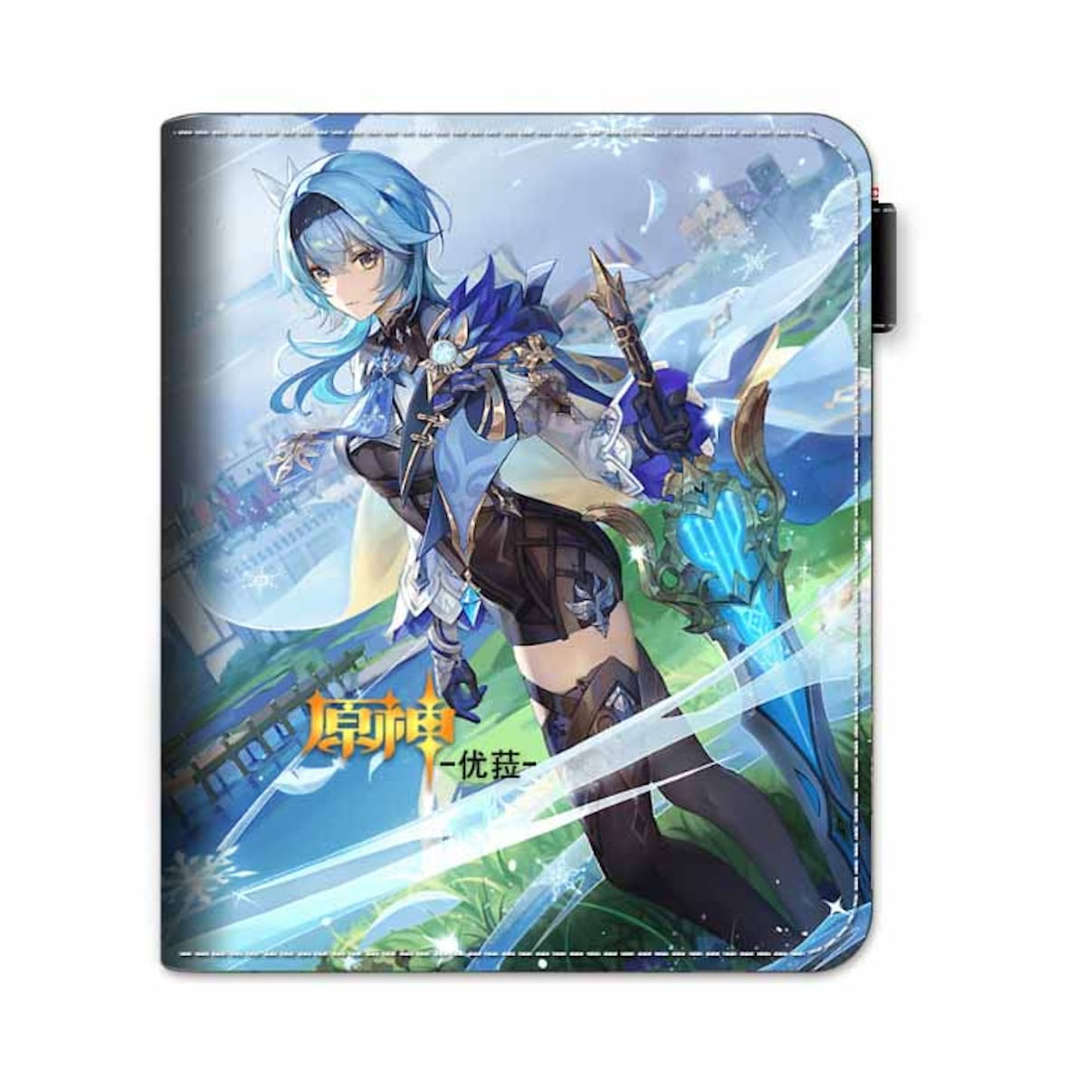 Wallet Genshins Impacts Eulas: Personagens De Anime Slim Bifold