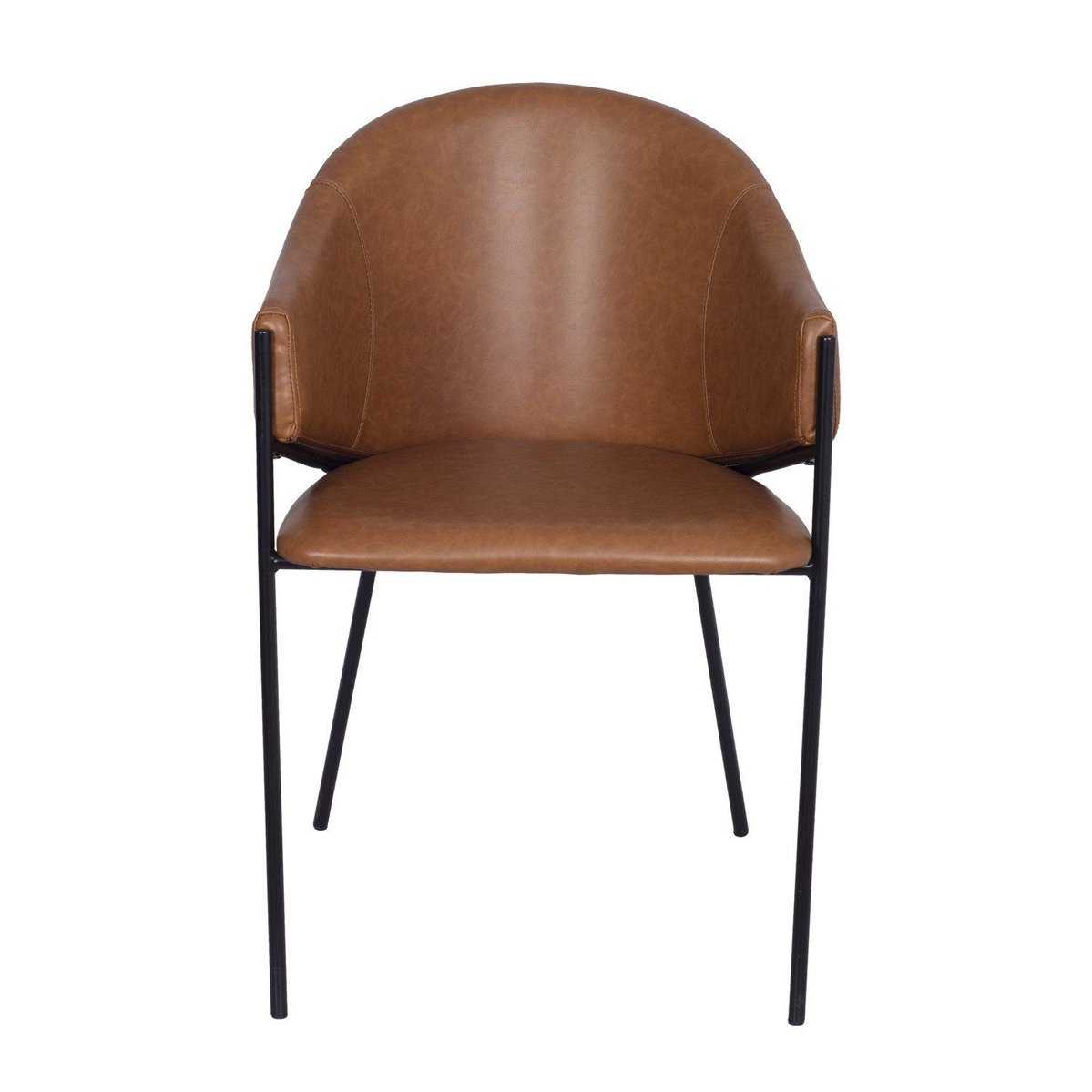 Cadeira Para Sala De Jantar 53cm X 81cm Gila Caramelo