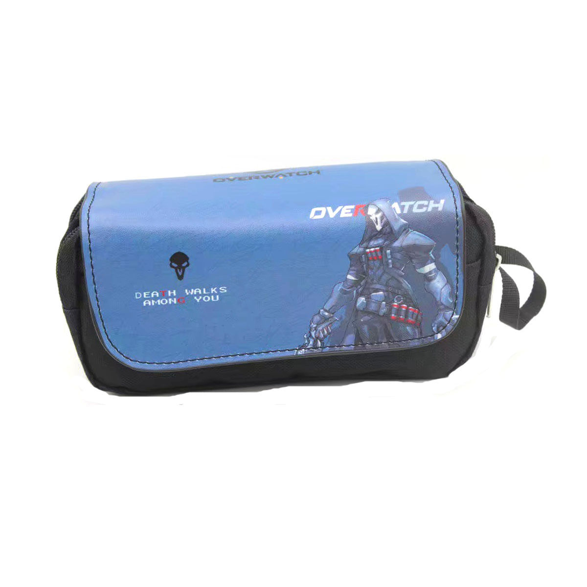 Caixa De Lápis Overwatch Ow Anime Bolsa De Papelaria De Grande Capacidade