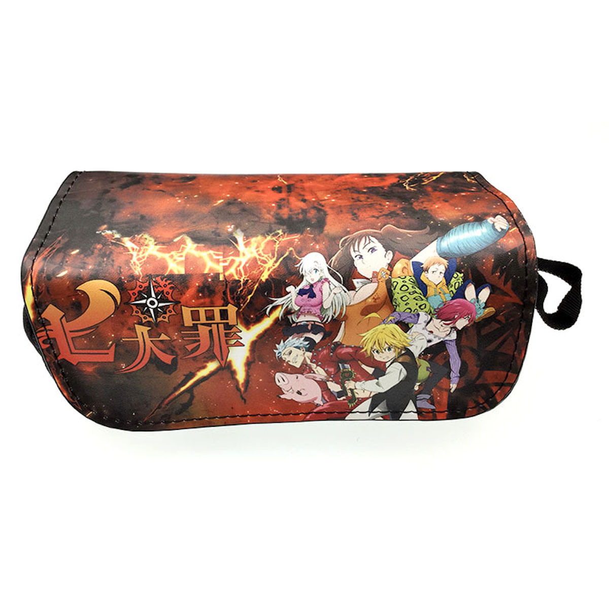 Caixa De Lápis Seven Deadly Sins Anime De Grande Capacidade Pu+algodão