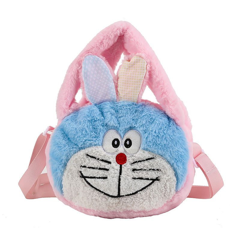 Bolsa Mensageiro De Pelúcia Doraemons Anime Shoulder Kids 14 Cm