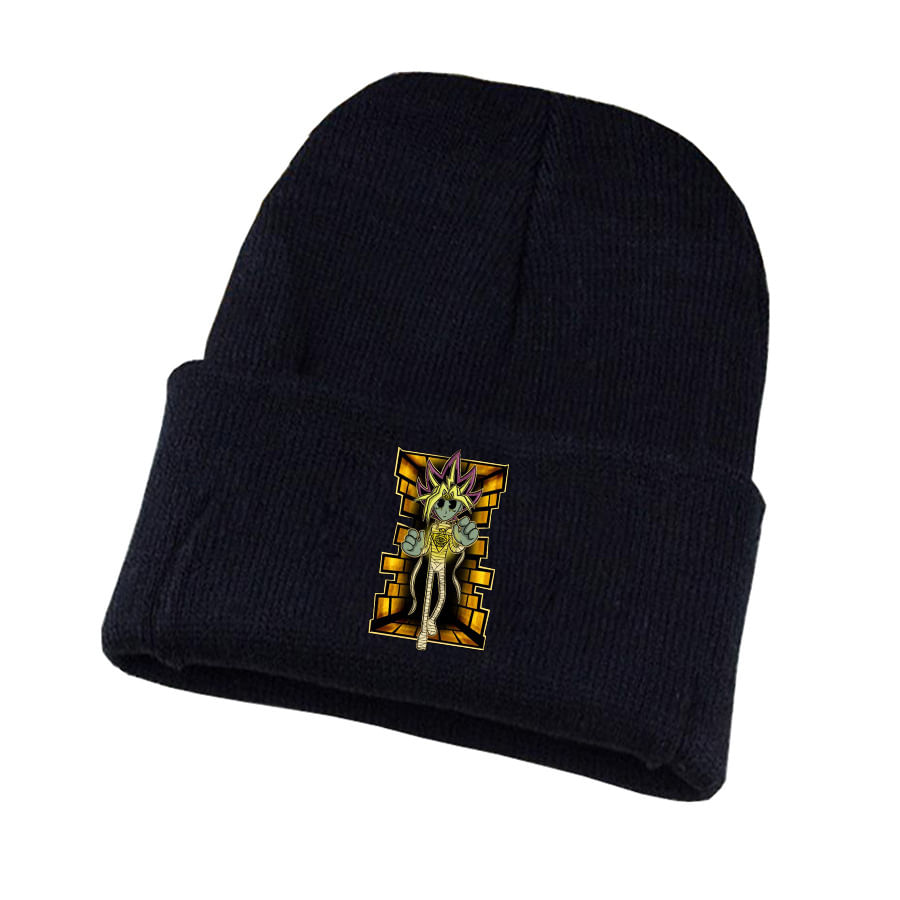 Chapéu De Malha Yus Gi Ohs Anime Winter Beanie 36-60 Cm Para Adultos