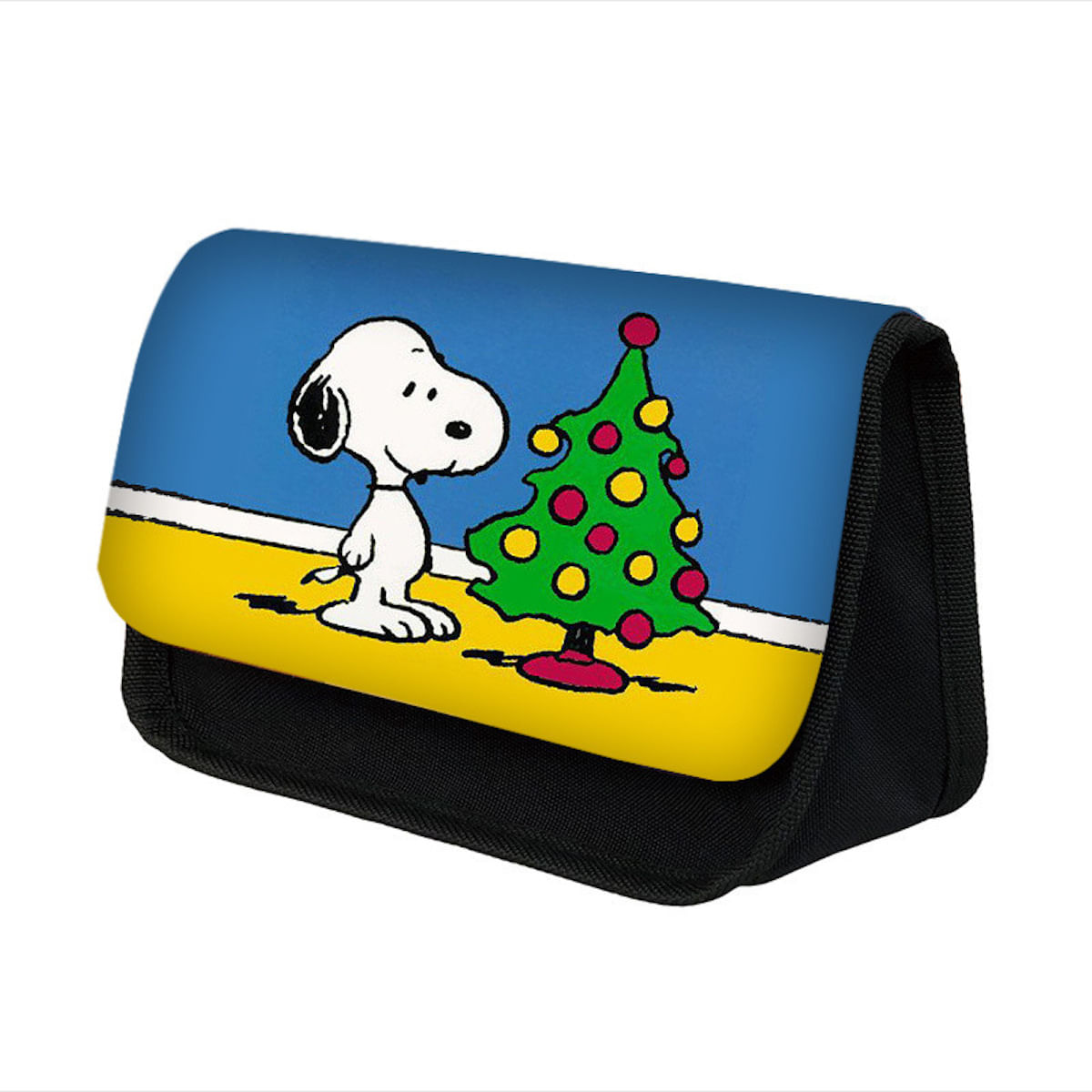 Bolsa De Lápis Snoopys Anime Pencil Box Poliéster Impermeável