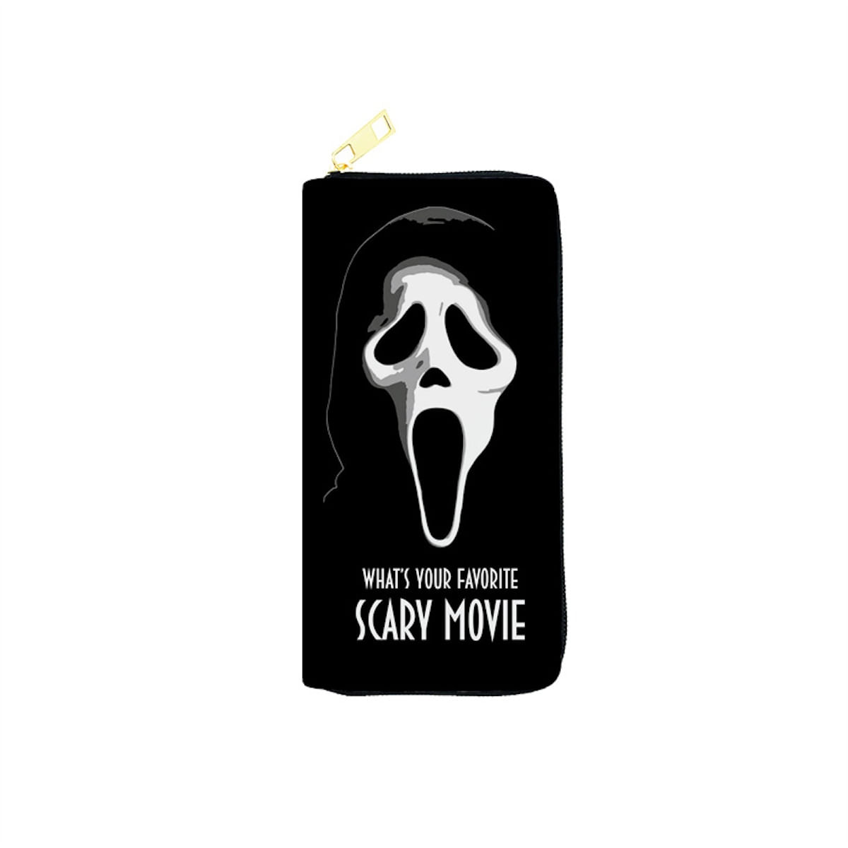 Carteira Screams Ghosts Anime Characters Slim Bifold