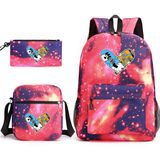 Conjunto De Mochilas Infinite Skateboard Sk8 School, 3 Unidades Para Crianças