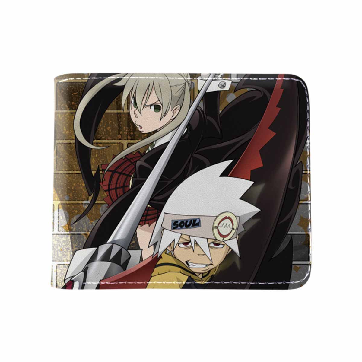 Carteira Fina Dobrável Para Personagens De Anime Wallet Souls Eaters