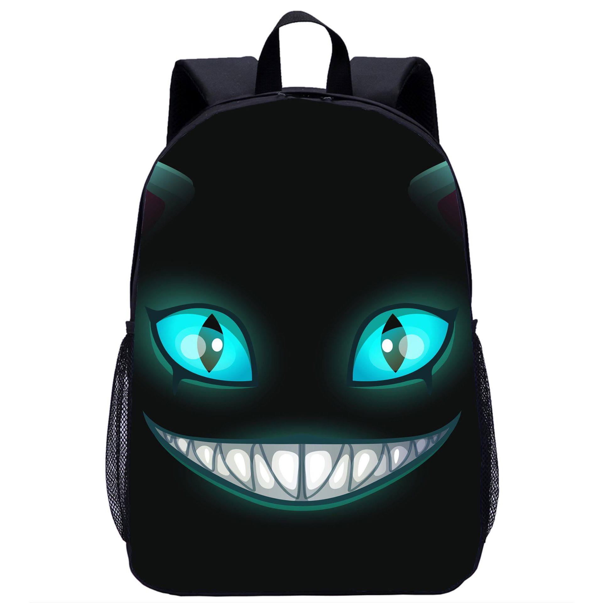 Mochila Alices No País Das Maravilhas Cheshires Cats Anime School