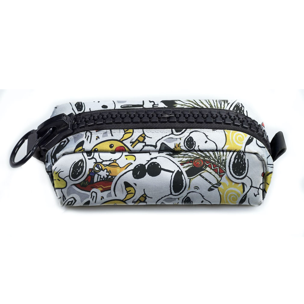 Estojo De Lápis Snoopys Cartoon Anime Em Tela Grande De Poliéster