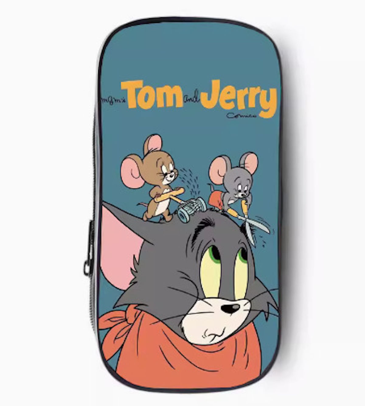 Bolsa De Lápis Tom And Jerry Anime Big Capacity À Prova D'água