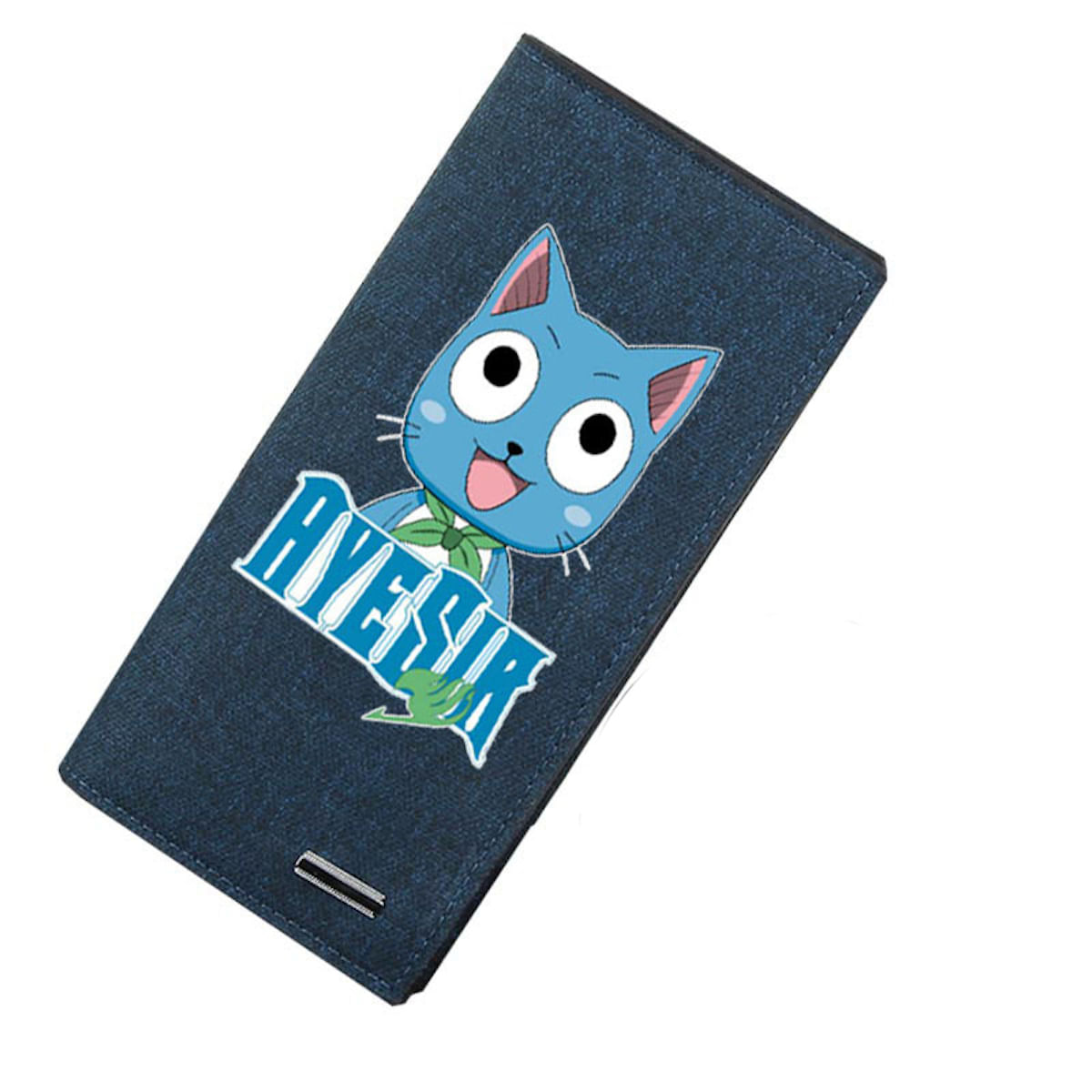 Carteira Fairys Tails Happy Cat Anime Leather Carteira De Couro Para Crianças