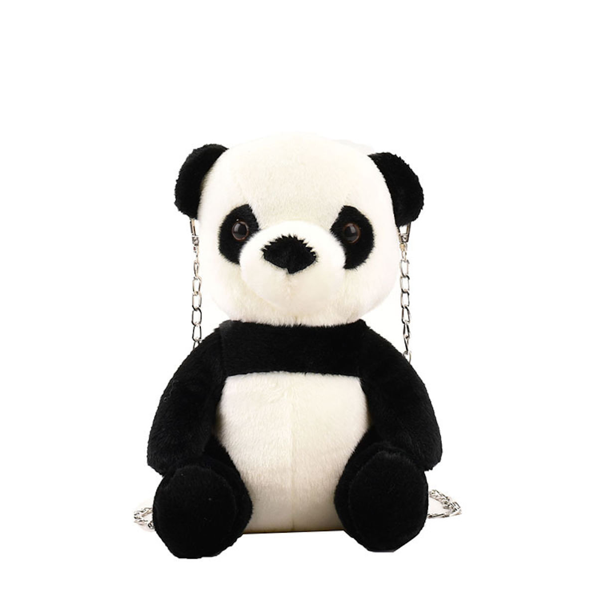 Bolsa Mensageiro De Ombro Furry Panda Daily Cross Body Satchel