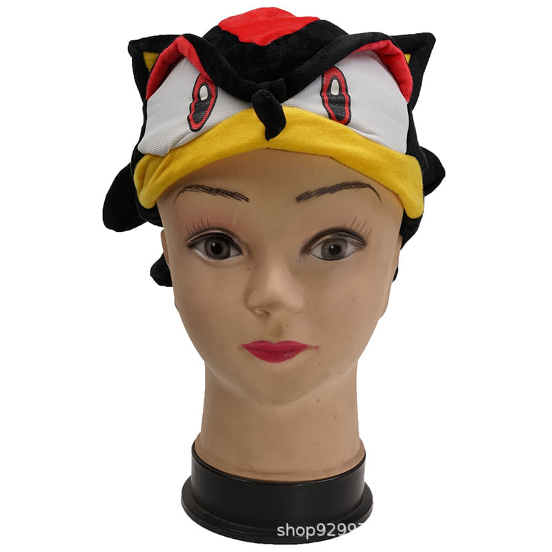 Chapéu Cosplay Shadows Hedgehogs Warm Soft Costume