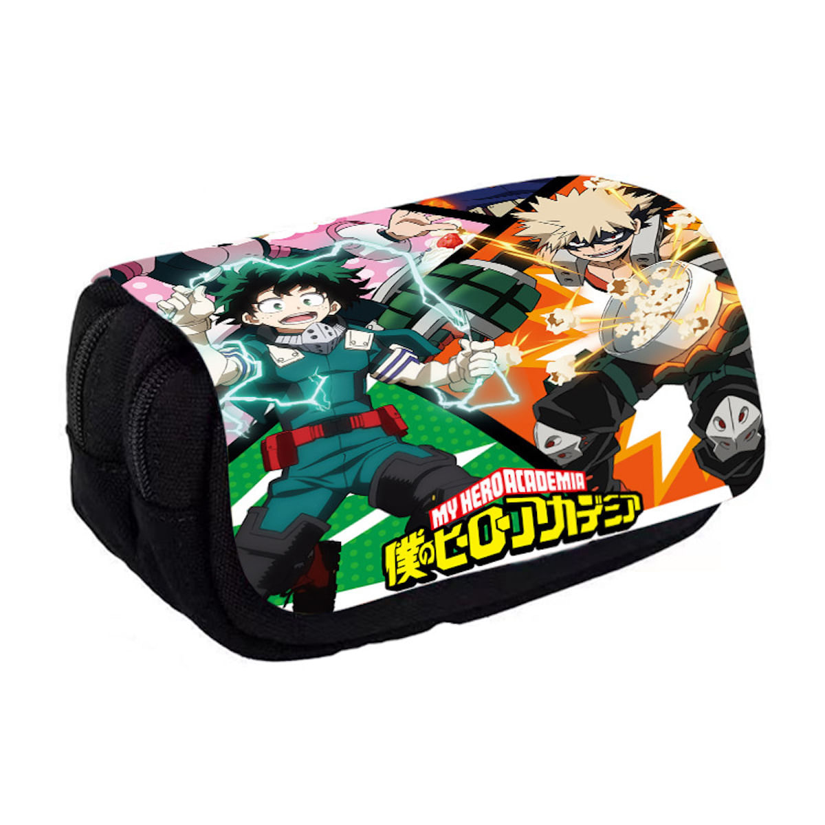 Caixa De Lápis My Heros Academias: Bolsa De Papelaria De Grande Capacidade