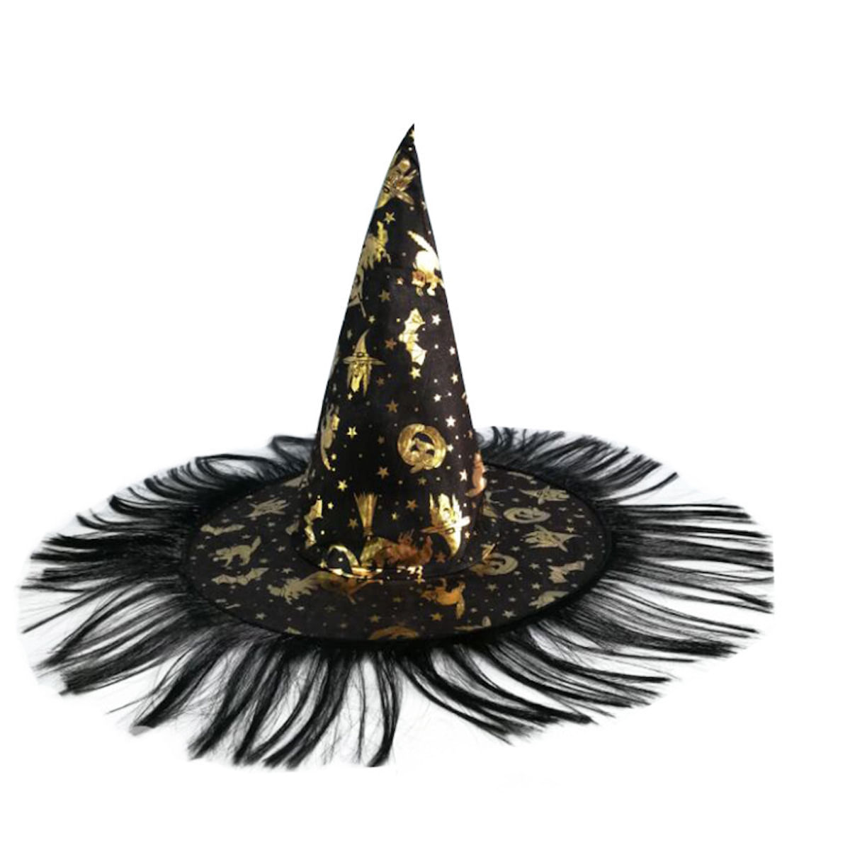 Chapéu De Bruxa Para Crianças Masquerade Dress Up Party Wizard's Witch