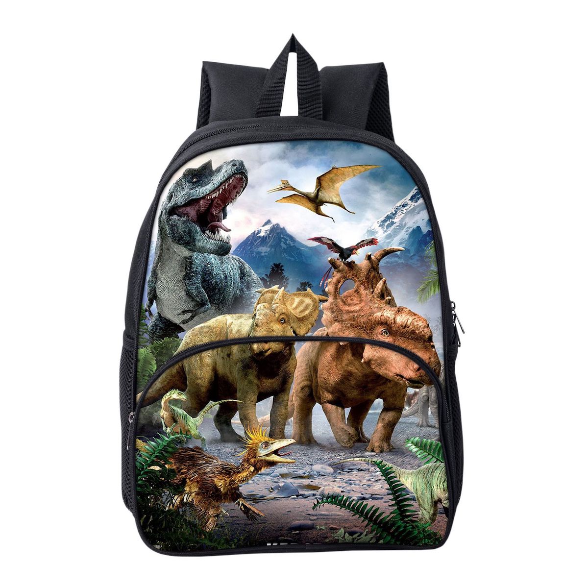 Mochila Cartoon Kids School Dinosaur Anime 30x16x40cm