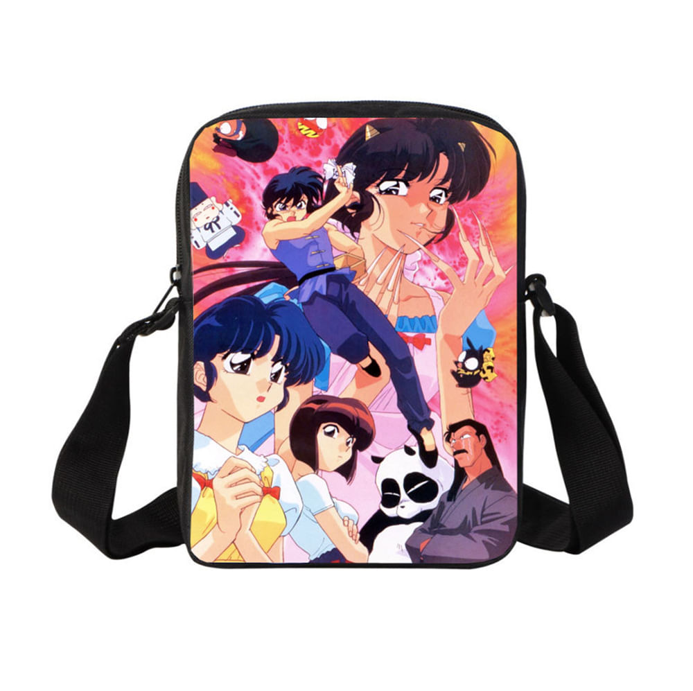 Bolsa Messenger Bolsa De Ombro De Lona Ranmas Anime Para Mulheres