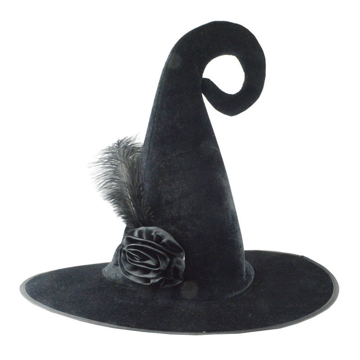 Chapéu Halloween Wizard Witch Chapéu Curvo, Touca De Carnaval