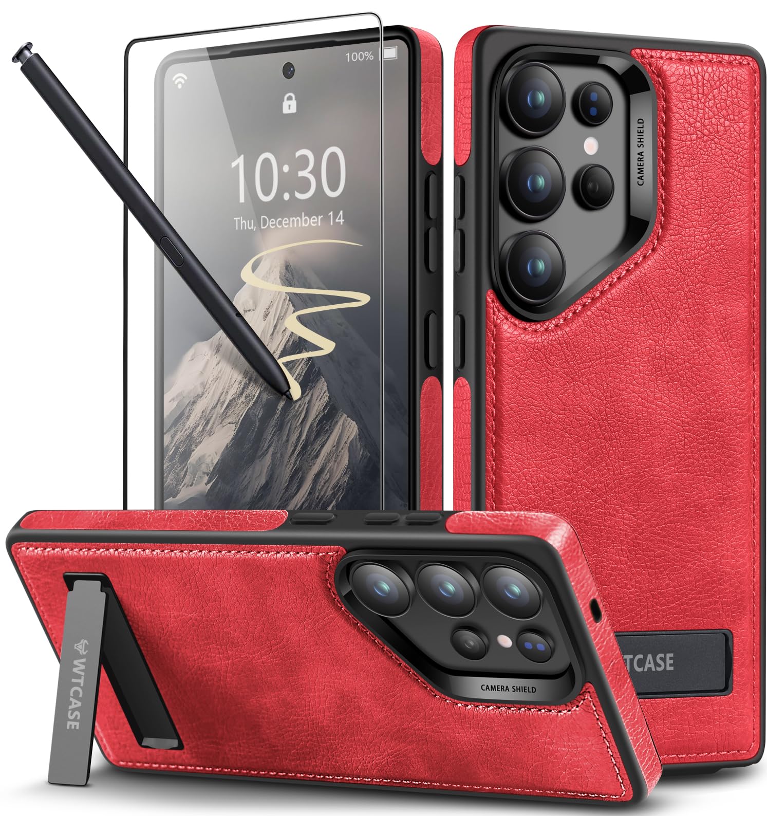 Capa De Telefone Wtcase Strong Magnetic Leather Para Samsung S25 Ultra