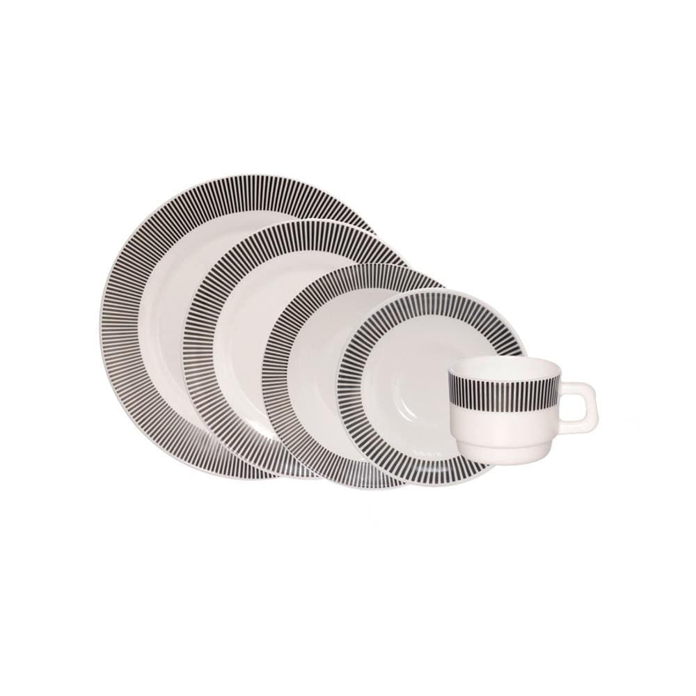 Aparelho De Jantar 20 Peças Em Opaline Lisboa Hauskraft