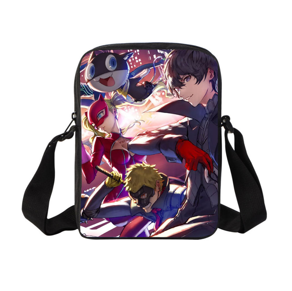 Bolsa Messenger Personas Amamiyas Rens Anime Canvas Poliéster