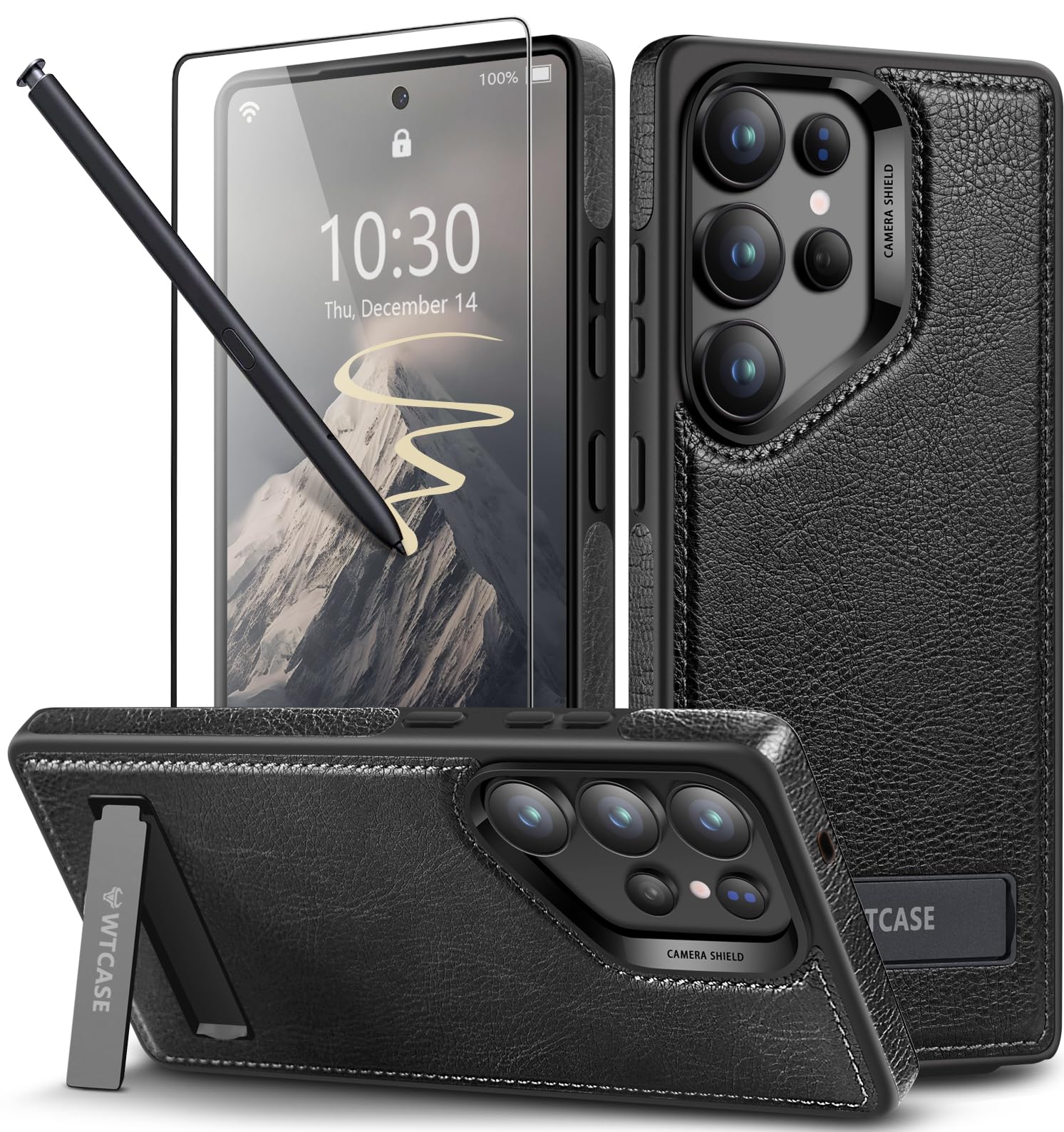 Capa De Telefone Wtcase Strong Magnetic Leather Para Samsung S25 Ultra